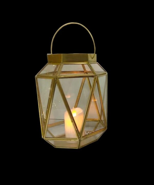 Antique Crystal Hanging Light