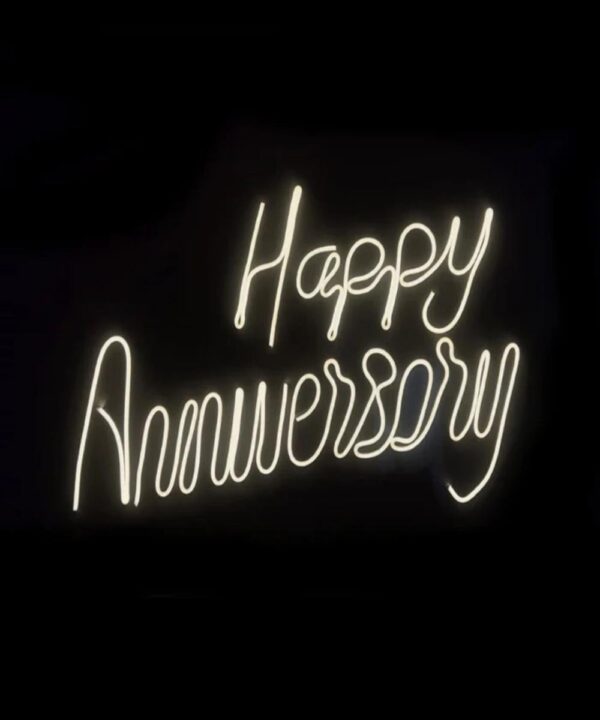 Anniversary Glow LED Letters