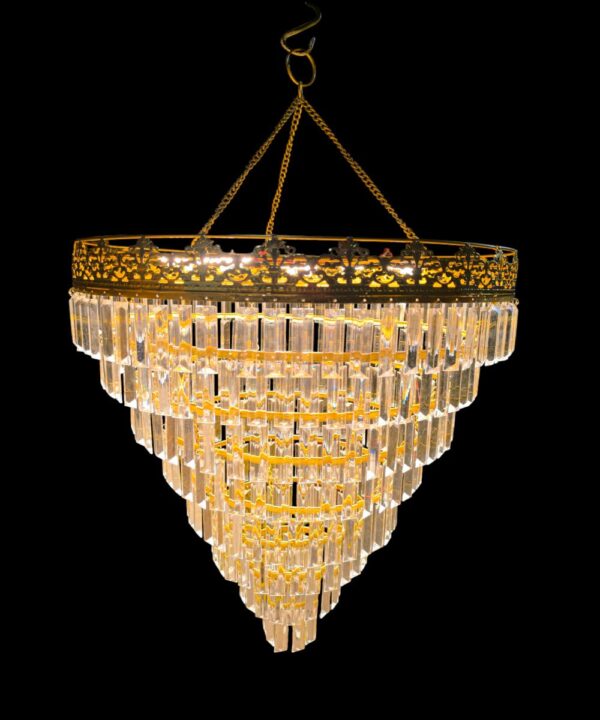 Gold Crystal Chandelier